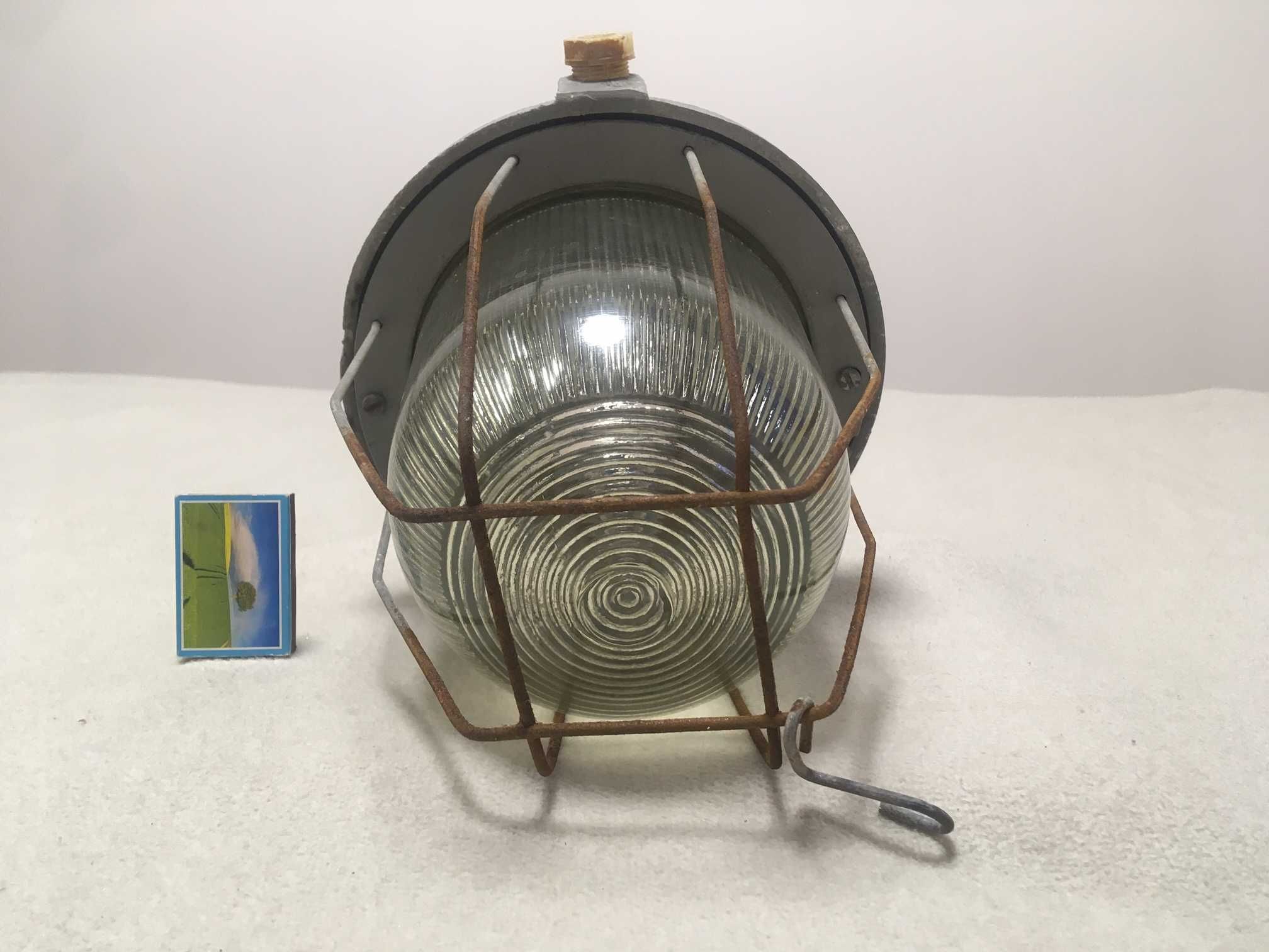 PRL loft industrial vintage lampa wisząca C - 200 Nowa uszczelka