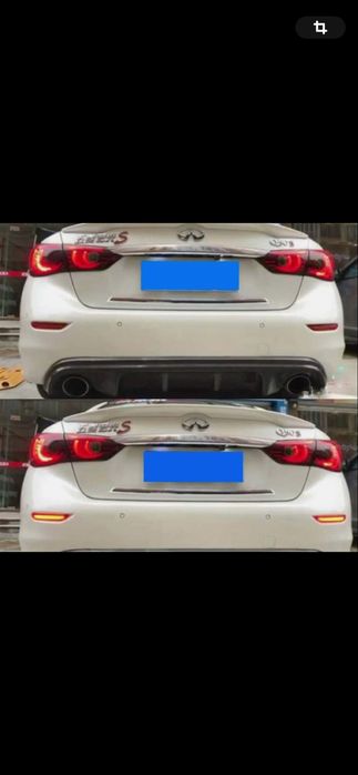 Габариты заднего бампера  LED Infiniti