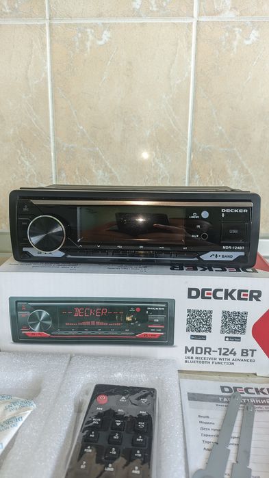 Автомагнитола Decker 124BT