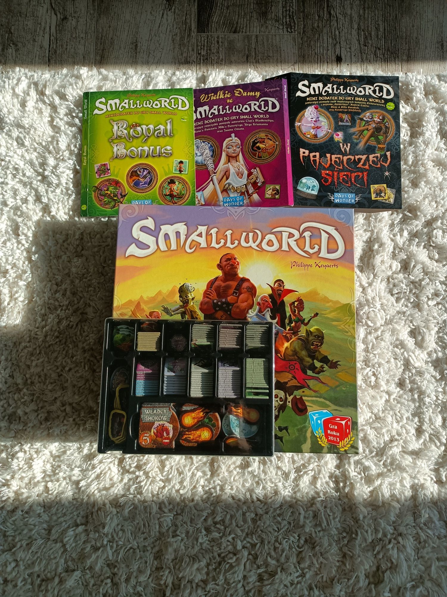 Smallworld - gra podstawowa + 3 dodatki