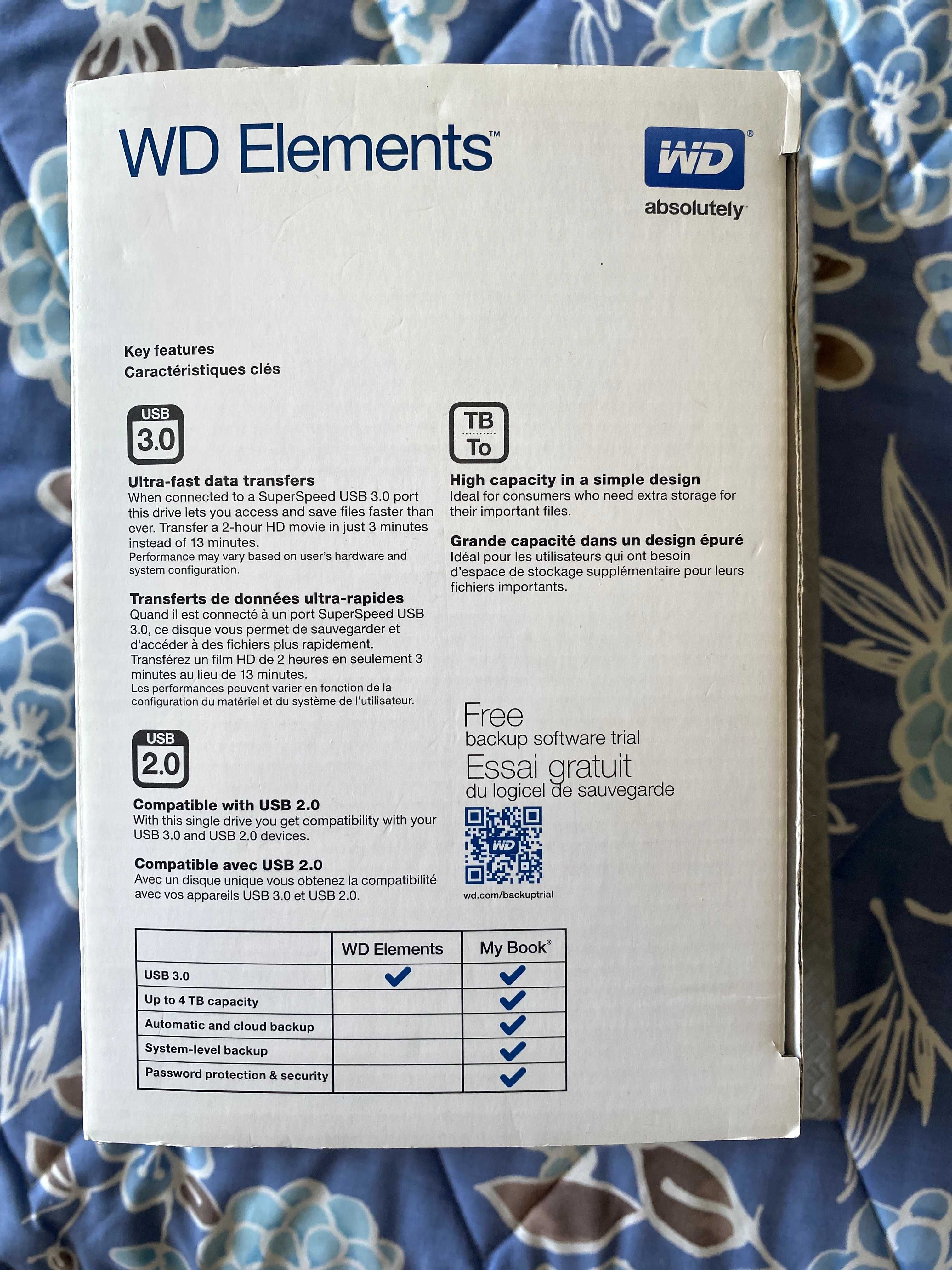 Disco Externo WD Elements 3TB