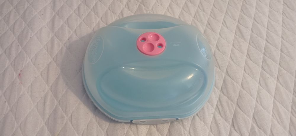 Prato para marmita com tampa de transporte