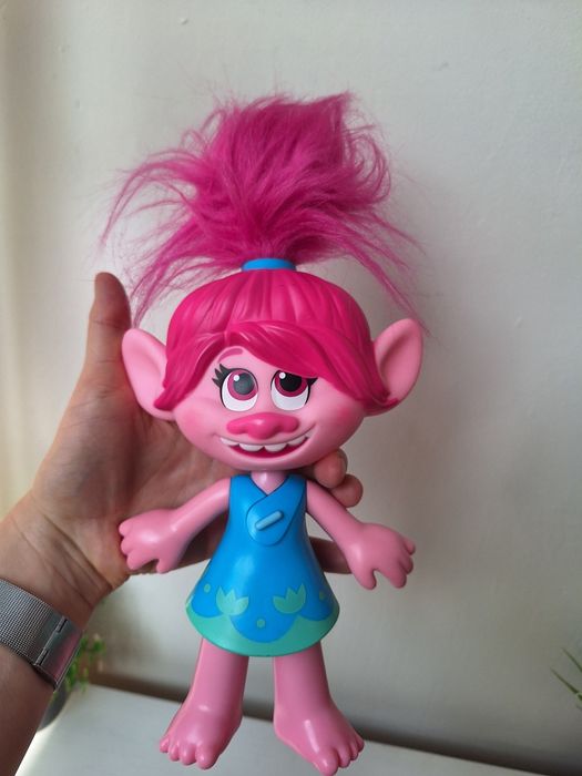 Лялька троль розочка (poppy) dreamworks trolls world tour, музична