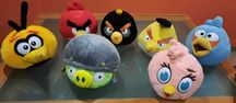 Peluches Angry Birds novos