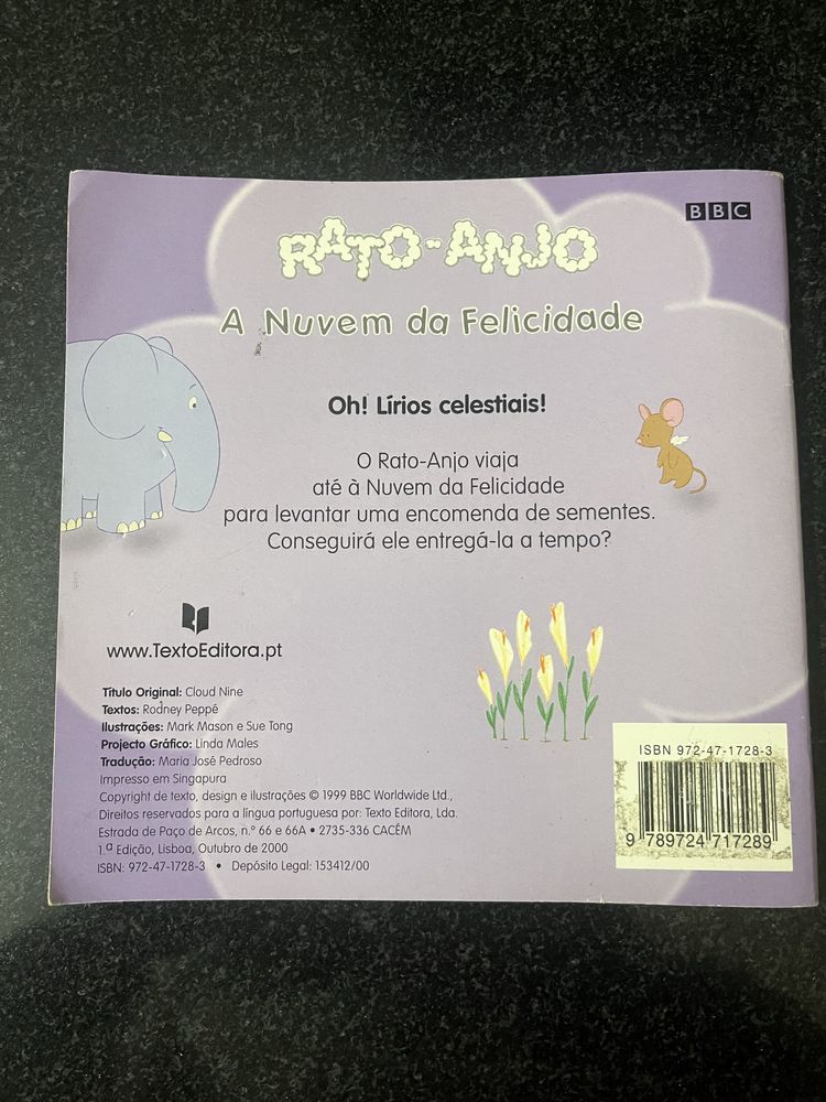 Livro “Rato-Anjo”