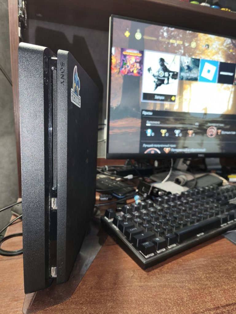 Ps 4 slim 1tb гарний стан + допи