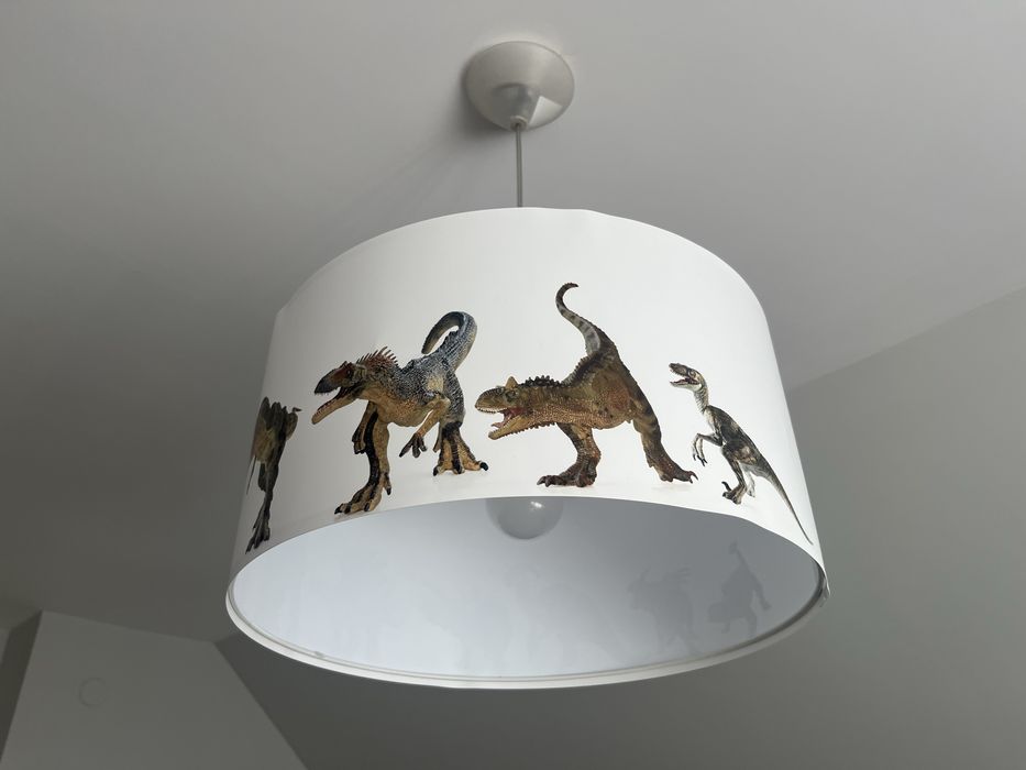 Lampa wiszaca dinozaury