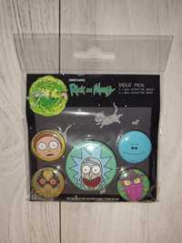 Przypinki - Rick&Morty