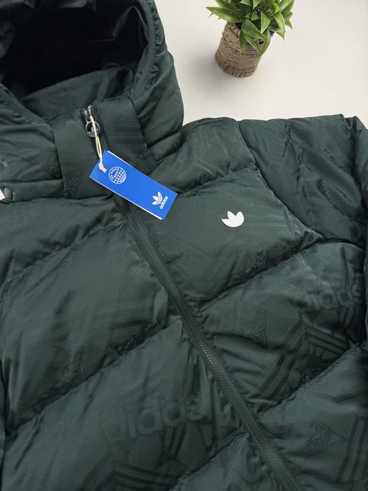 Пуховик Adidas Monogram Green