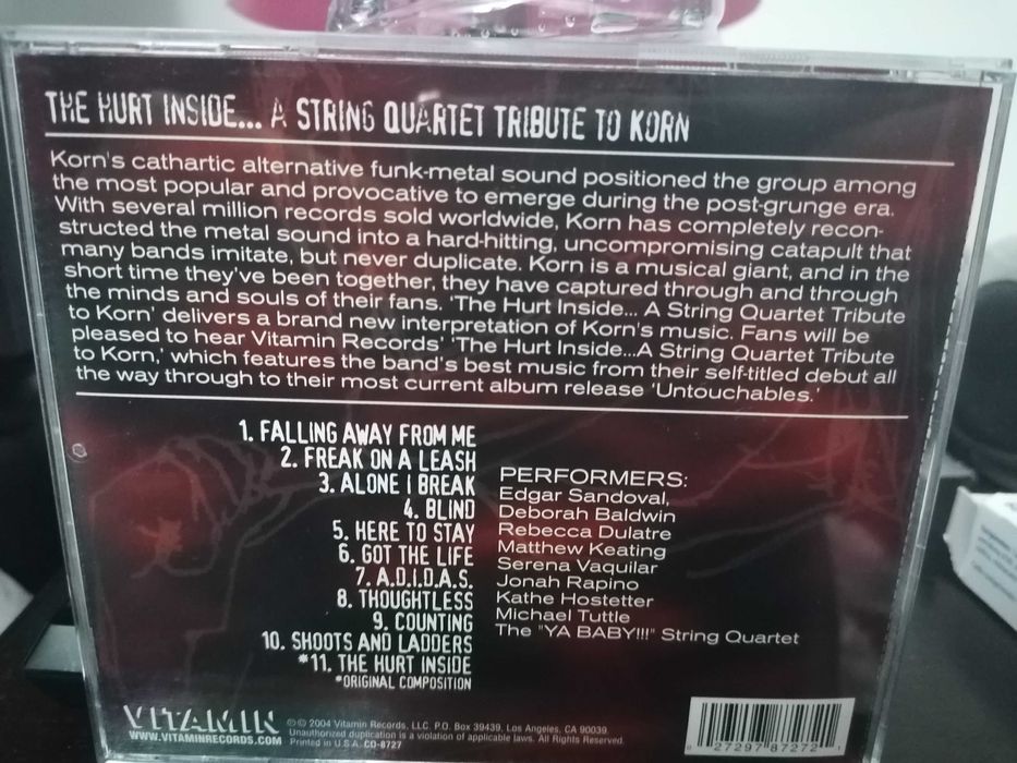 Cds Raros, tributo a Korn