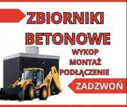 SZAMBO zbiornik betonowy na deszczówkę tanio z wykopem Zawiercie