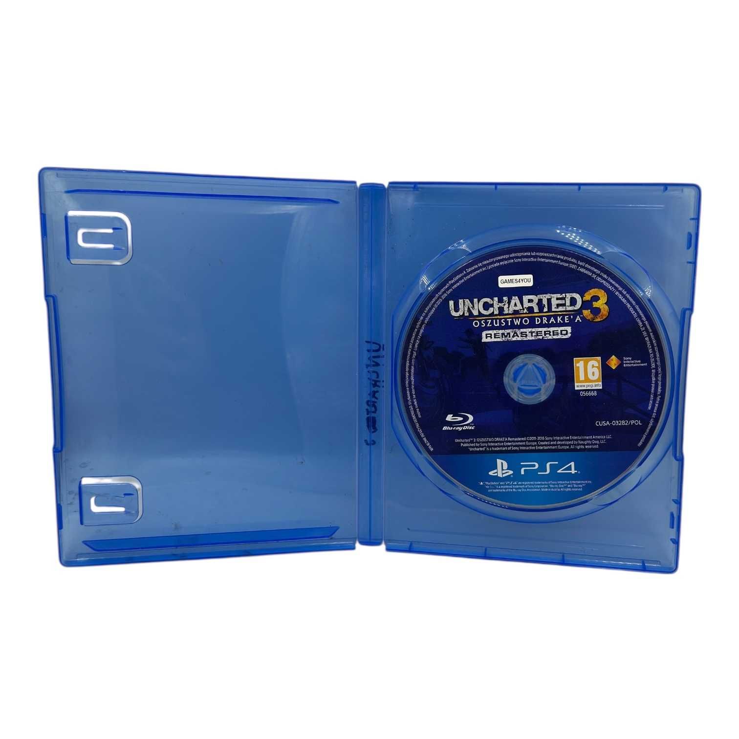PS4 Uncharted 3: Oszustwo Drake'a Remastered - Pud. Zastęp.