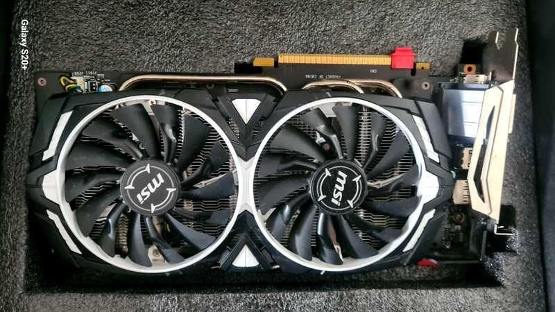 MSI GeForce GTX 1070 ARMOR 8G OC 8GB DDR5 256bit używana