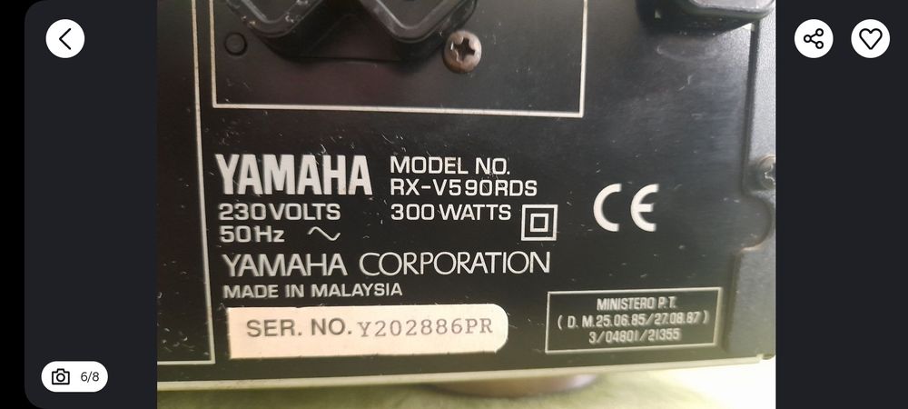 Amplificador YAMAHA