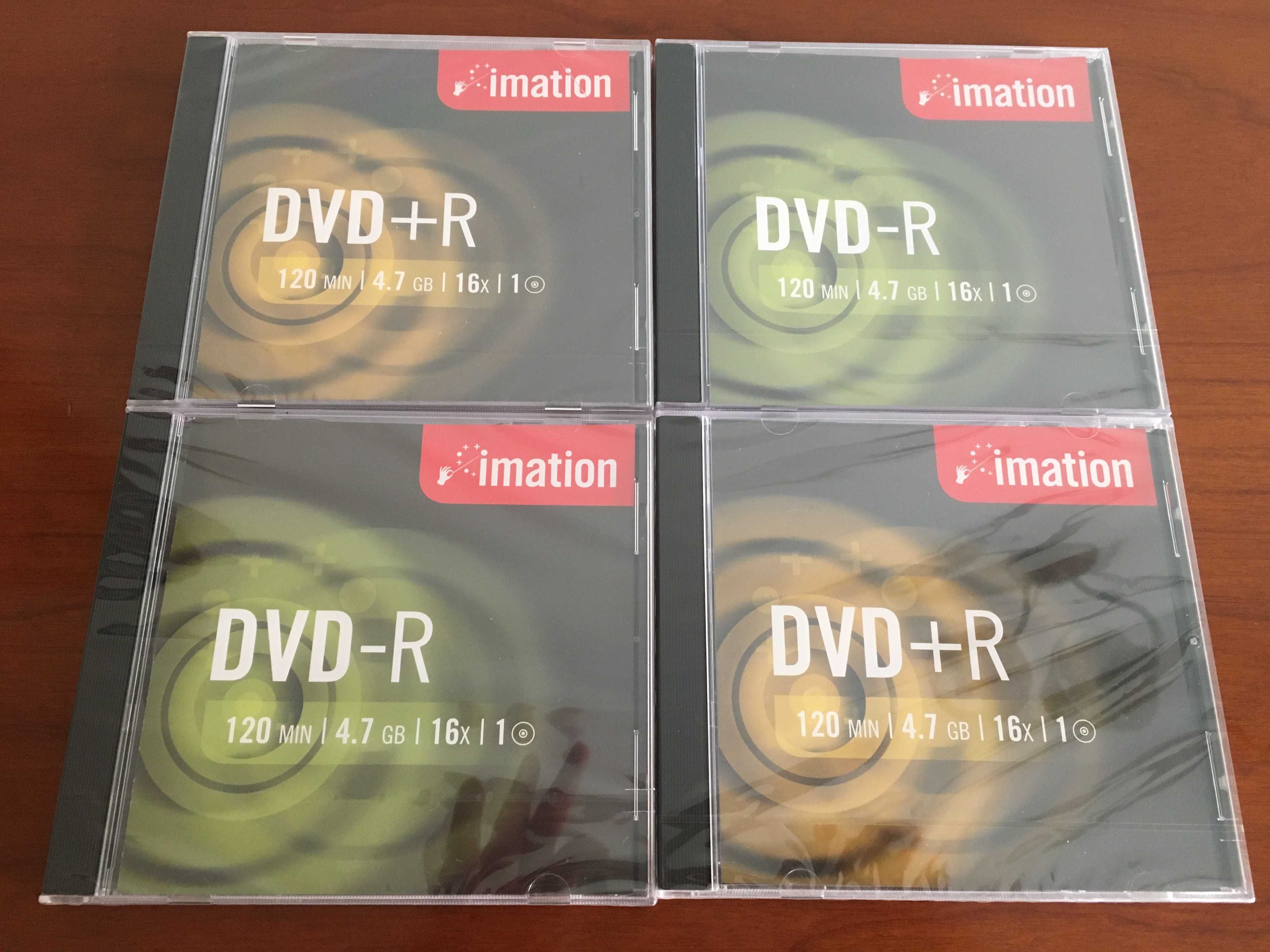 DVDs virgens selados