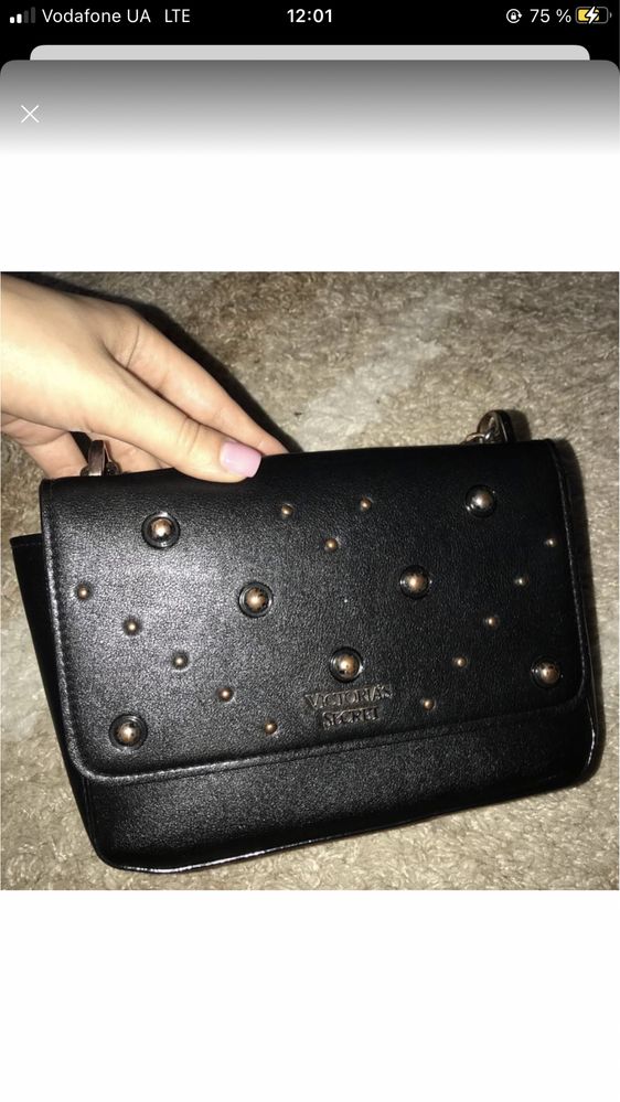 Сумка с цепочкой клатч Victoria’s Secret кошелёк рюкзак спрей