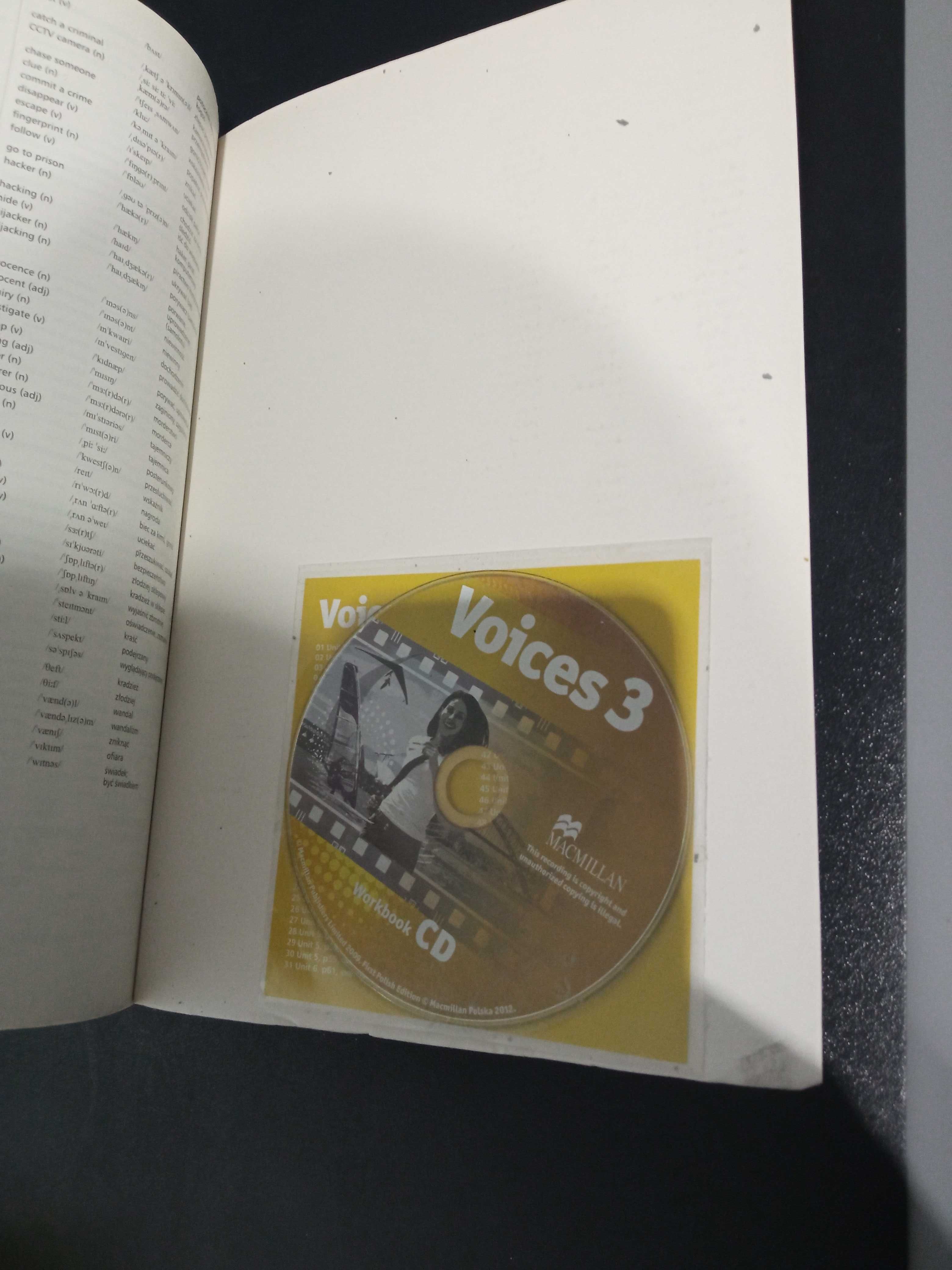 Voices 3 Workbook Macmillan podręcznik ćwiczenia angielski Zółty