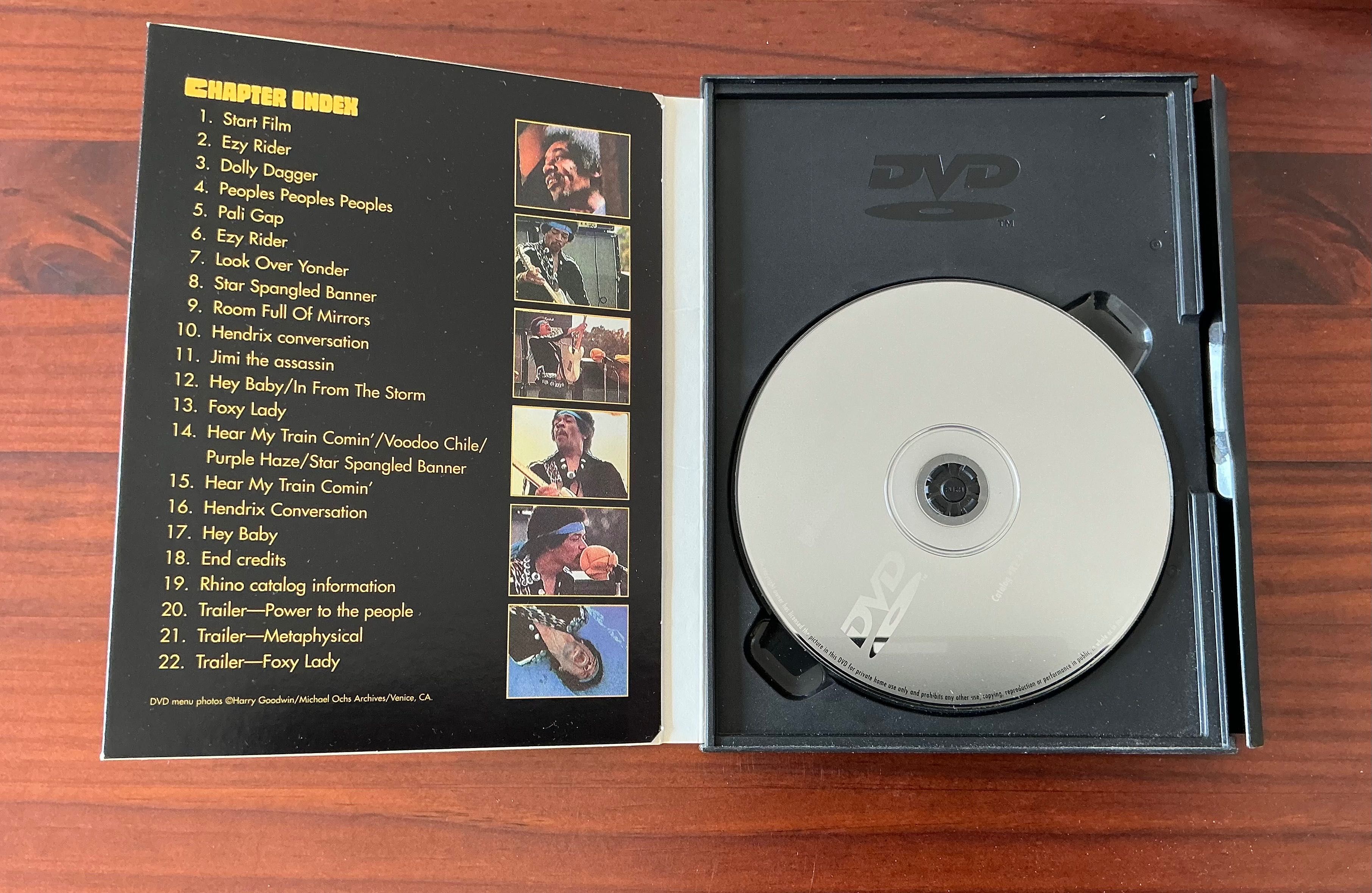 03 DVD's do Jimi Hendrix - preço IMBATÍVEL!!