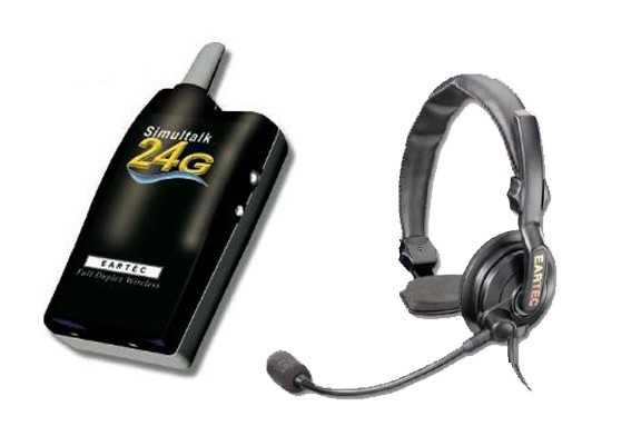 Беспроводная система двухсторонней радиосвязи SIMULTALK 24G