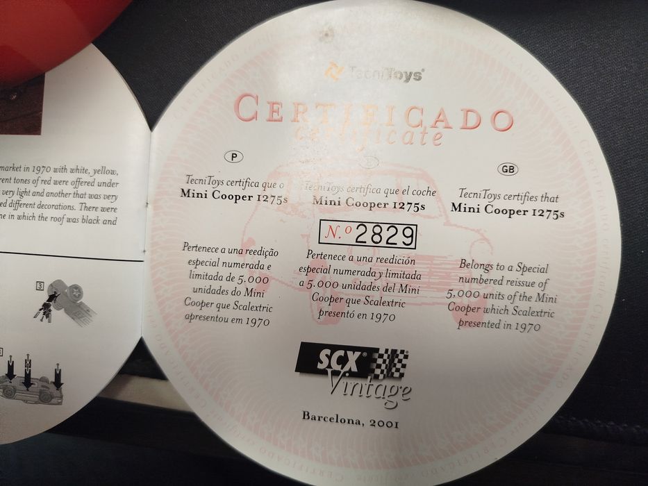 Carro slot scx vintage Tecnitoys