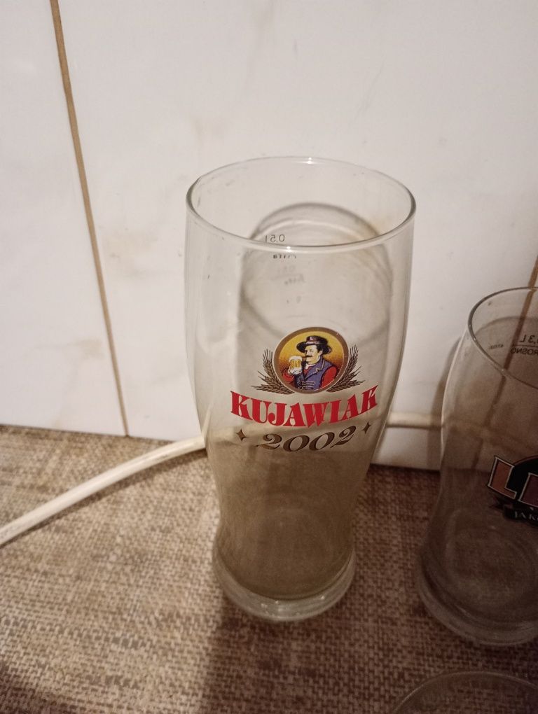 Szklanki do piwa, pokale kujawiak, Lech, coca cola