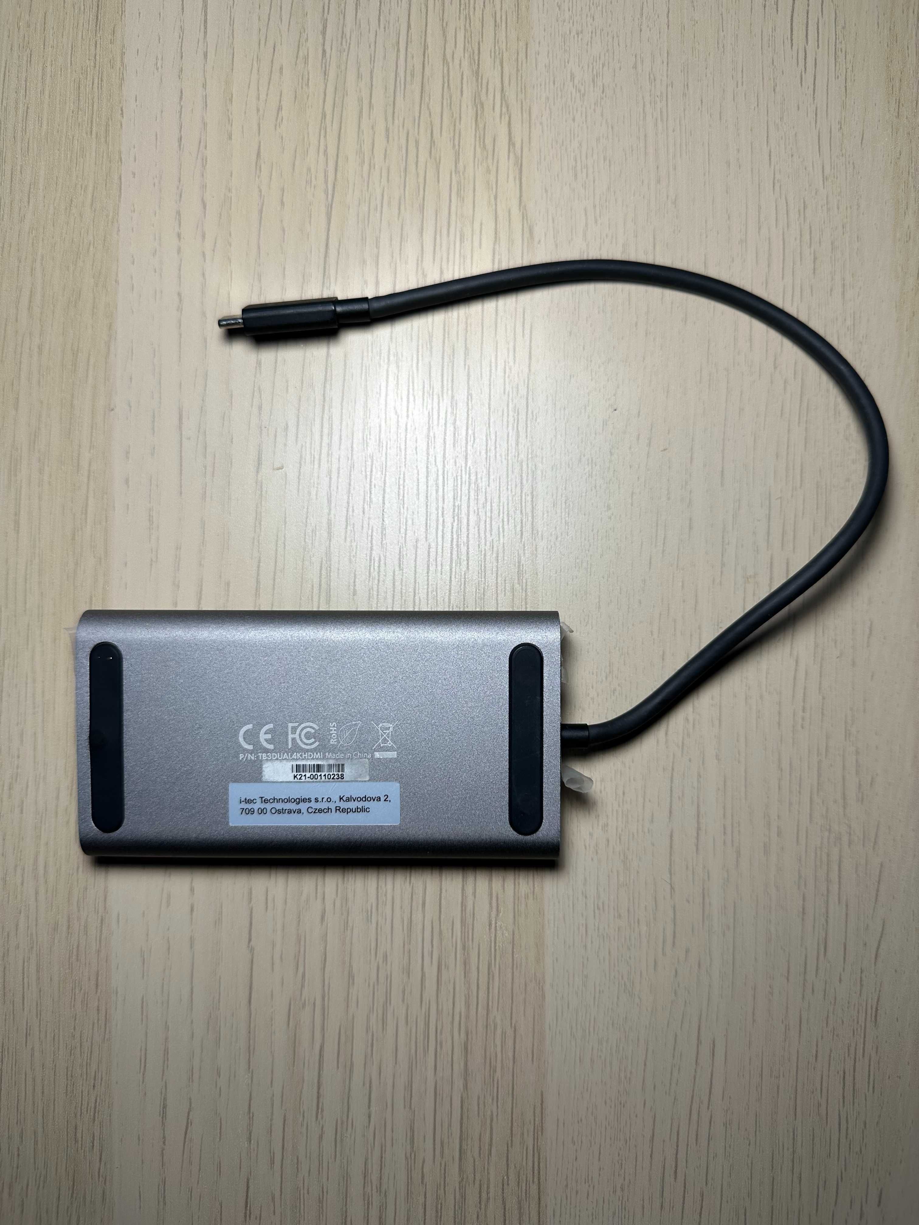 Stacja dokująca adapter i-Tec THUNDERBOLT 3 Dual Display Port
