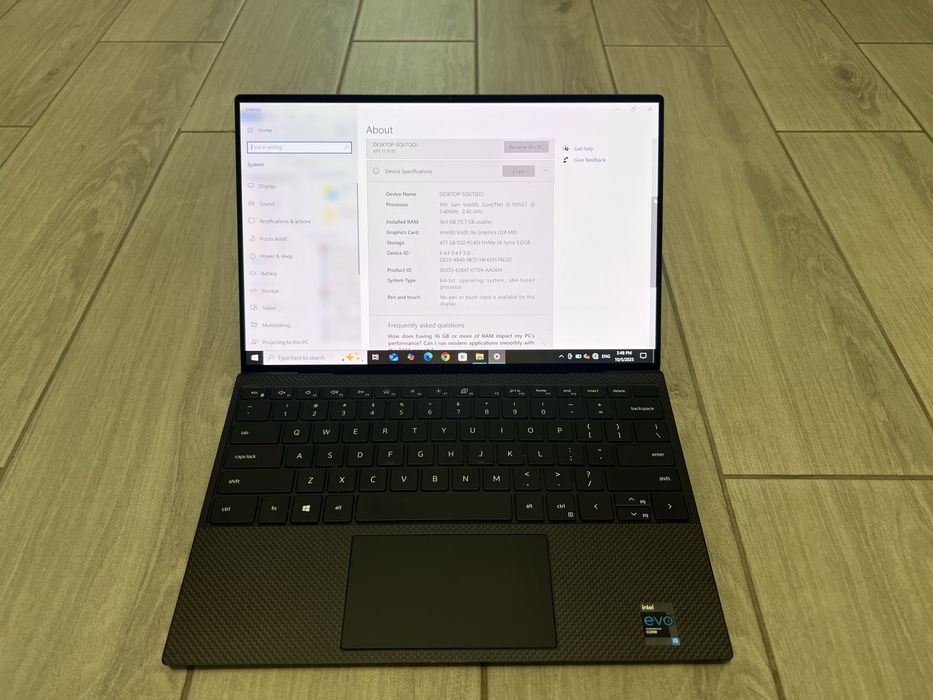 Ноутбук Dell XPS 13 9310 i5-1135g7 16/512GB FHD