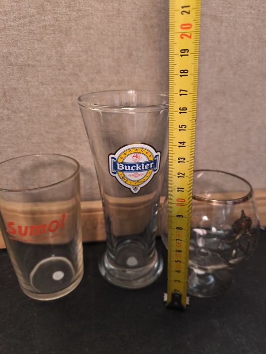 3 Copos Cerveja - Sumol, Buckler