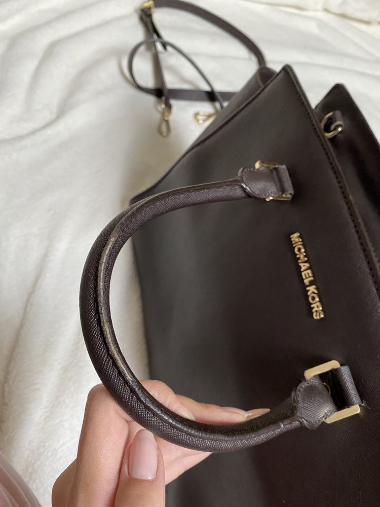oryginalna torebka marki Michael Kors Selma large skóra naturalna