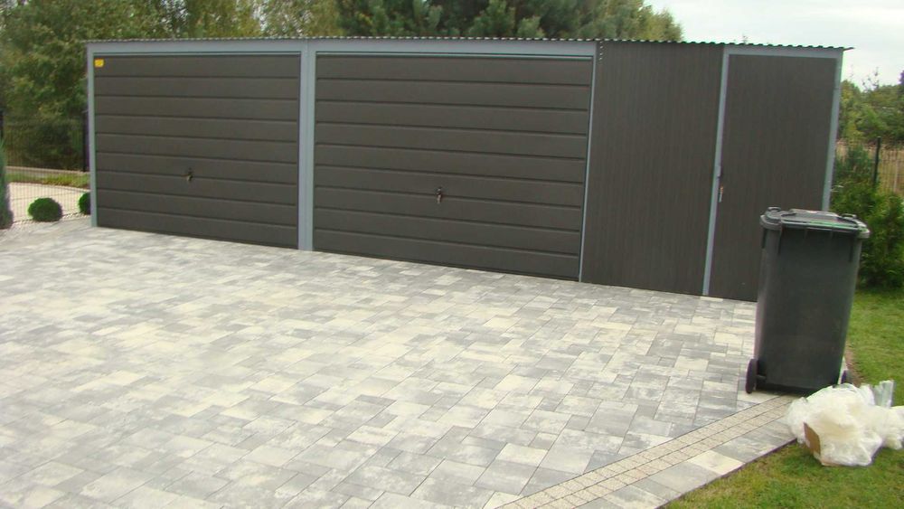 Garaż Blaszany JEDNOSPADOWY - Garaże Blaszane   - Blaszak - GRZYWSTAL