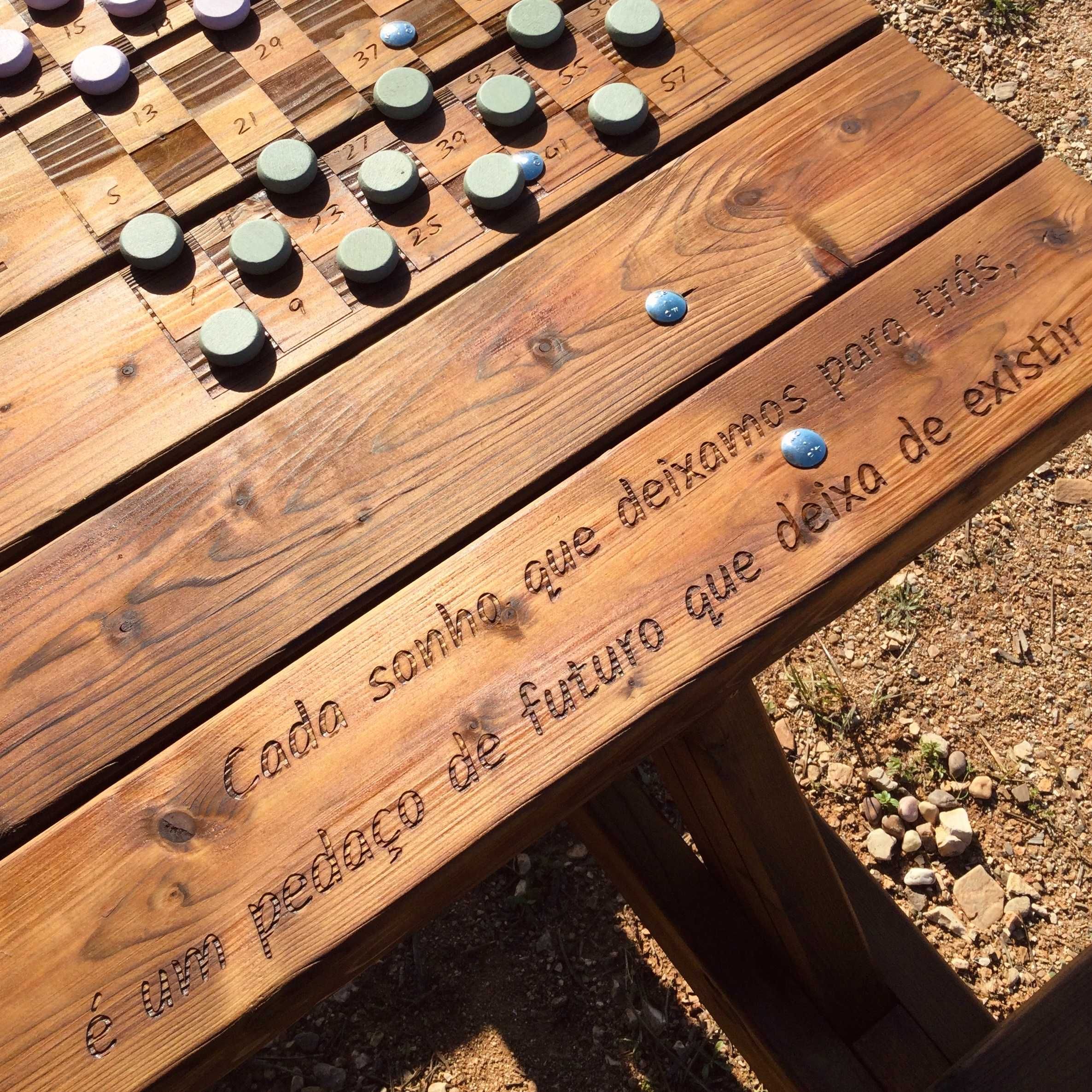 Mesa de Jardim com bancos | Personalizada por si