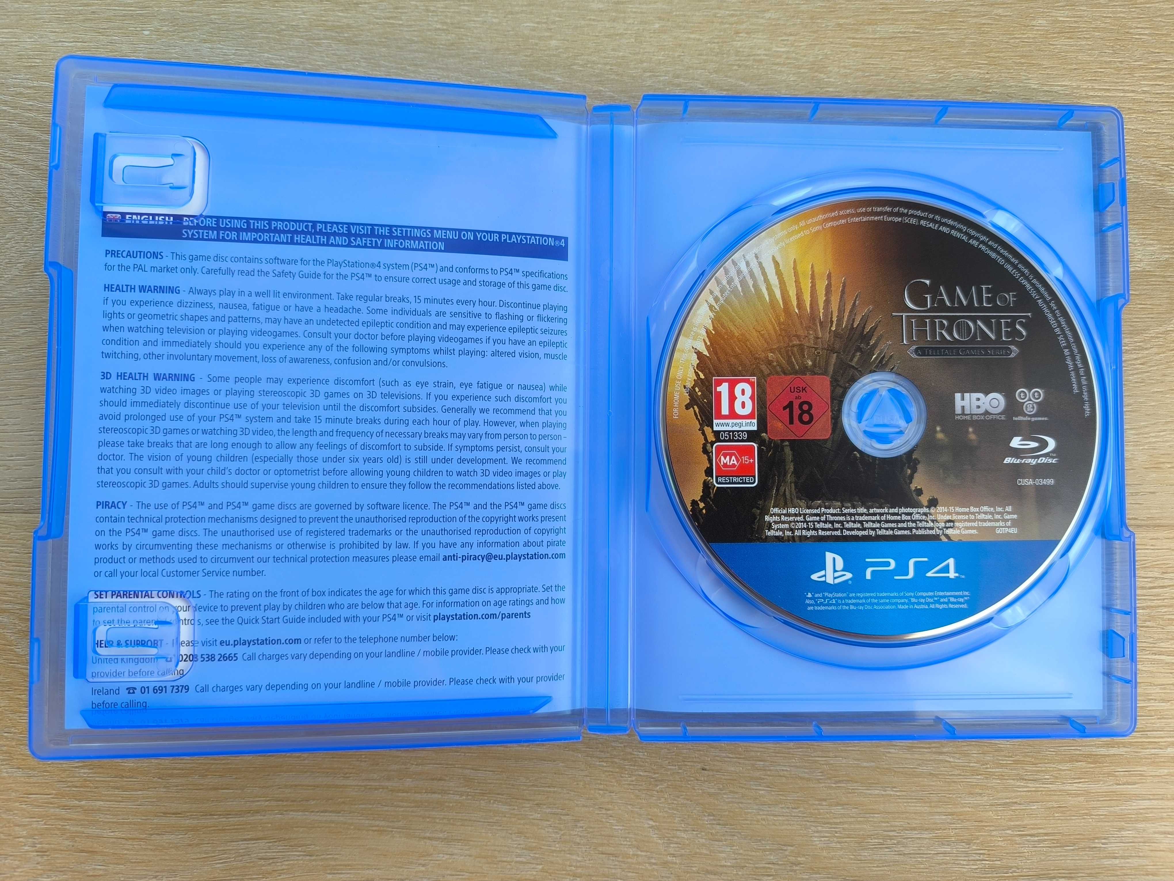Game of Thrones A Telltale Games Series [PS4] [PS5] GRA O TRON