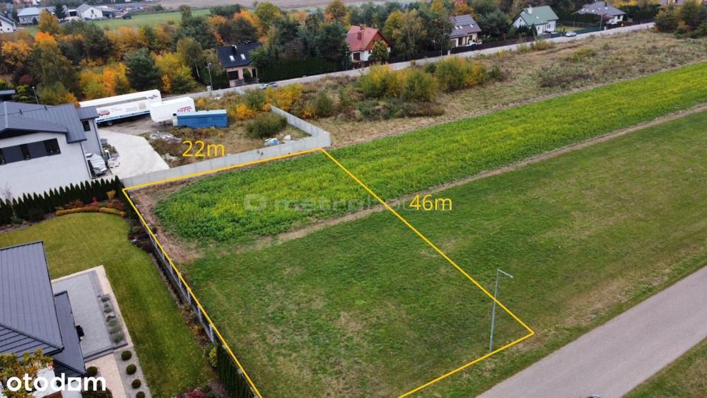 Działka budowlana w Stasim Lesie 1033 m²