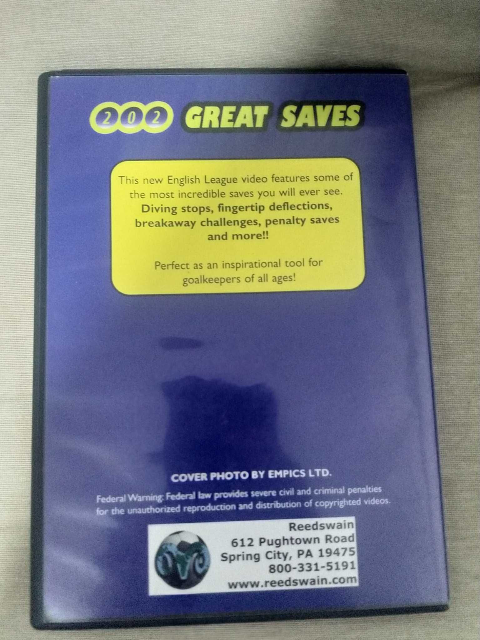 202 Soccer Great Saves - DVD