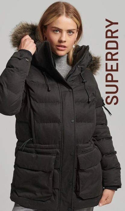 Куртка парка зимова superdry