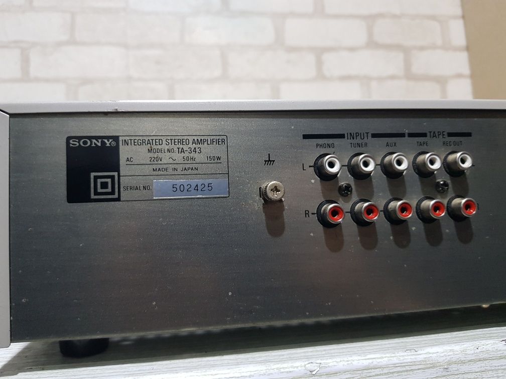 Стерео підсилювач/усилитель Sony TA-343 2x30Вт б /у з НімеччиниВихідна