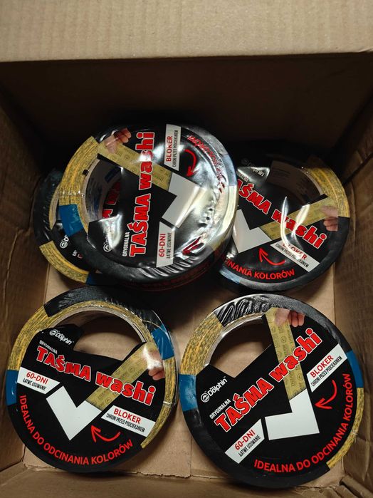 WASHI Tape Original 35mm x 50m - 5szt