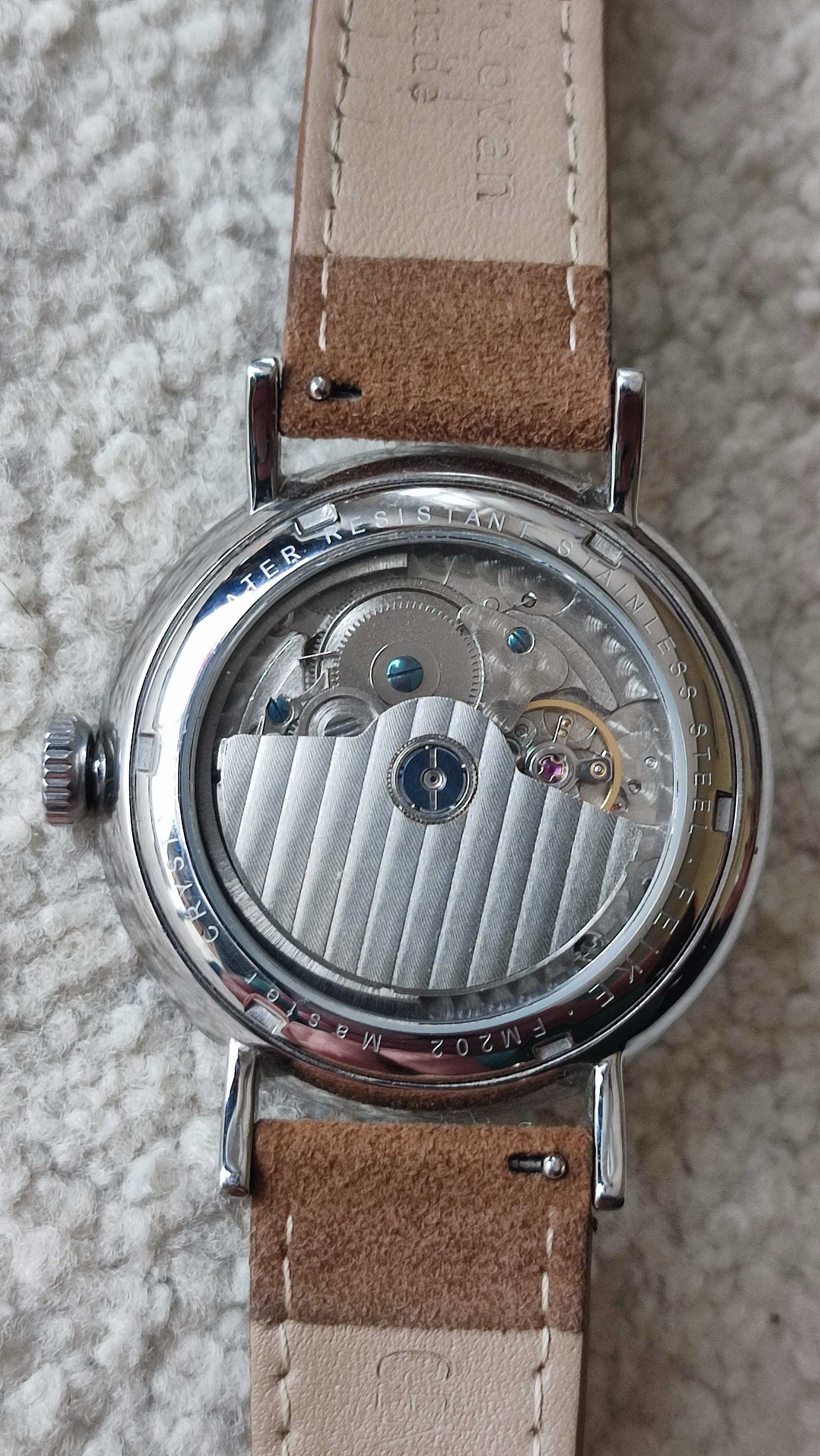 FEICE FM202 automatyczny zegarek męski Bauhaus 42 mm