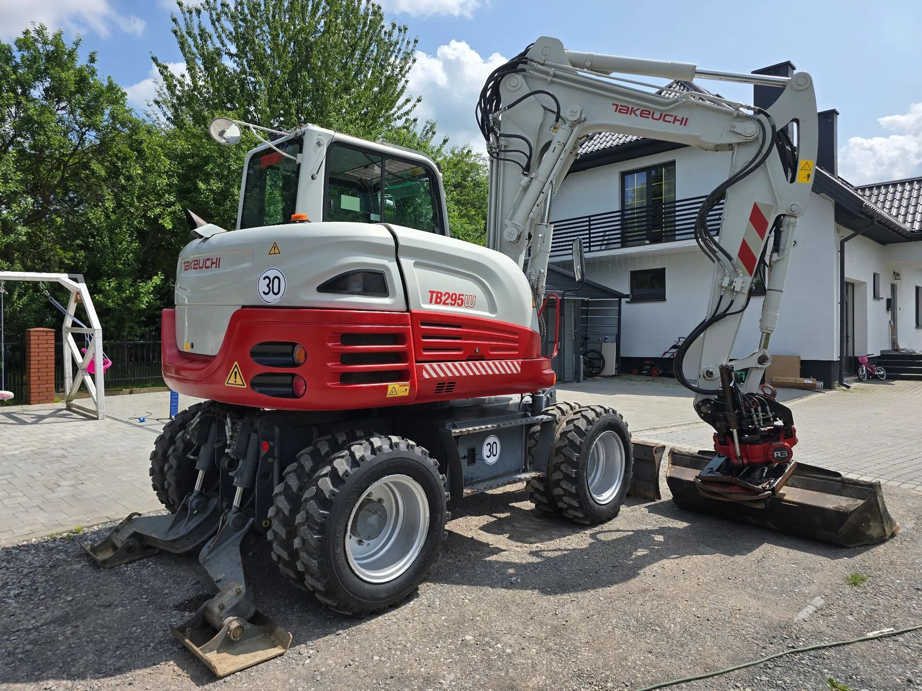 Takeuchi TB 295W Roto+Szczypce  Koparka kołowa 11 ton. Super stan. Igła! Rototilt+szczypce