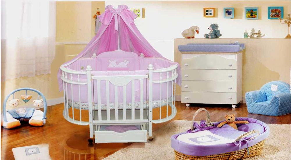 Детская мебель " Каролина". Эксклюзивная овальная кроватка