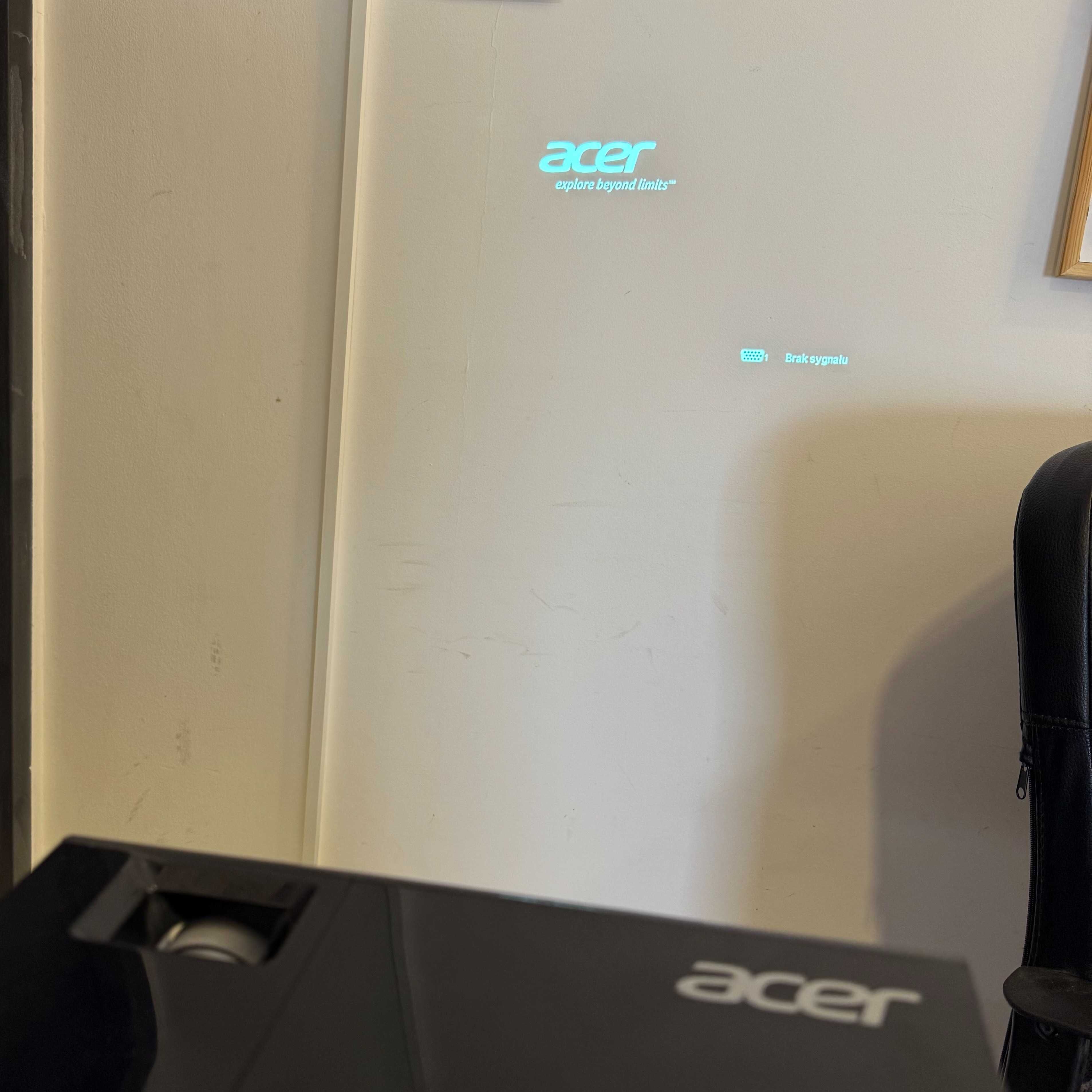 Projektor DLP ACER X1240 z pilotem torbą - SPRAWNY Okazja!