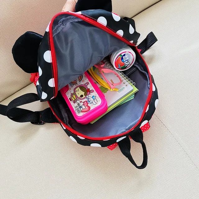 Дитячий рюкзак для дошкільнят Мінні Маус, червоний та рожевий