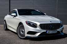 Mercedes-Benz Klasa S Mercedes S550 Coupe, 4,7 V8, Biały Mat, Kute Felgi 21", Skóry Designo