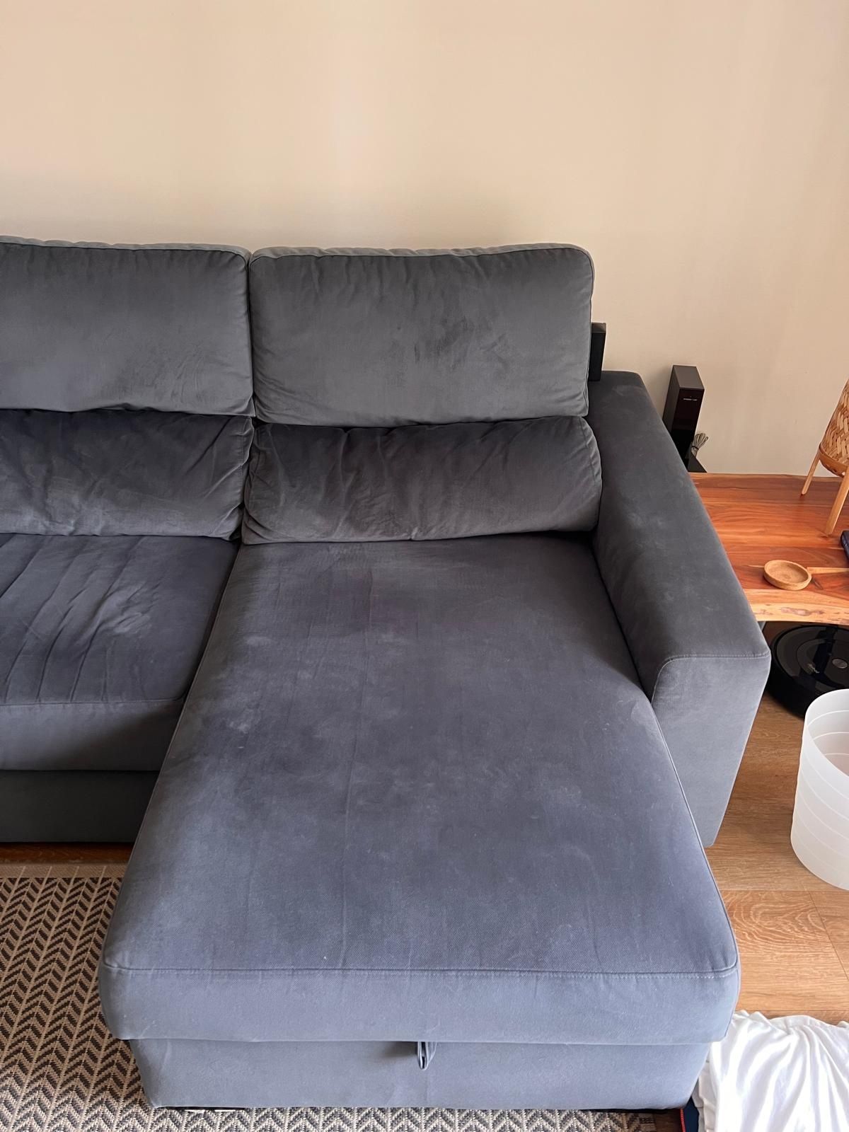 Sofá 3 lugares com chaise longue
