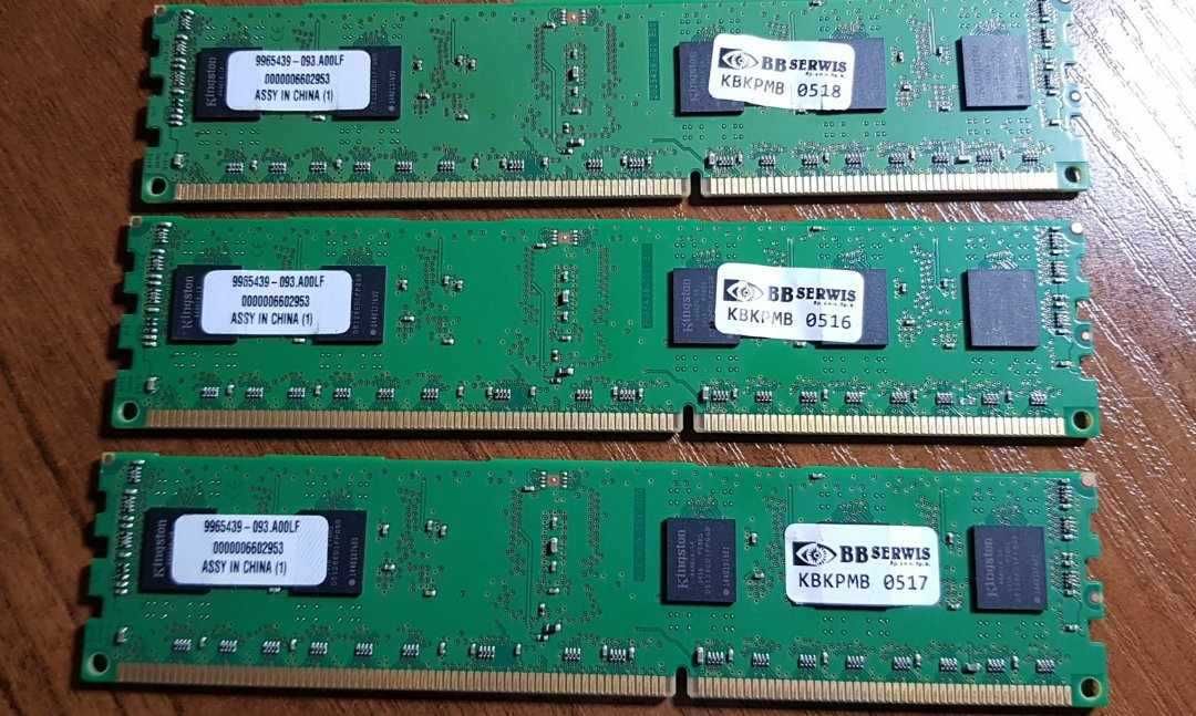 KINGSTON 3x4GB 1600MHz CL11 pamięć RAM DDR3 12GB s082