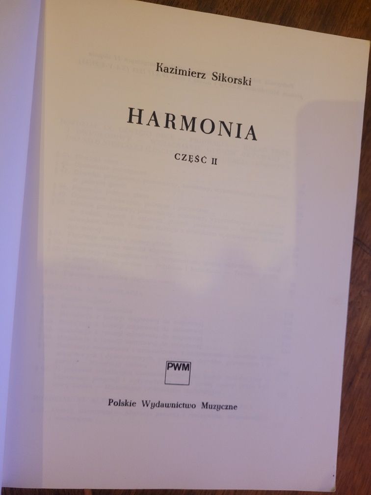 Kazimierz Sikorski Harmonia cz.2 PWM 1977