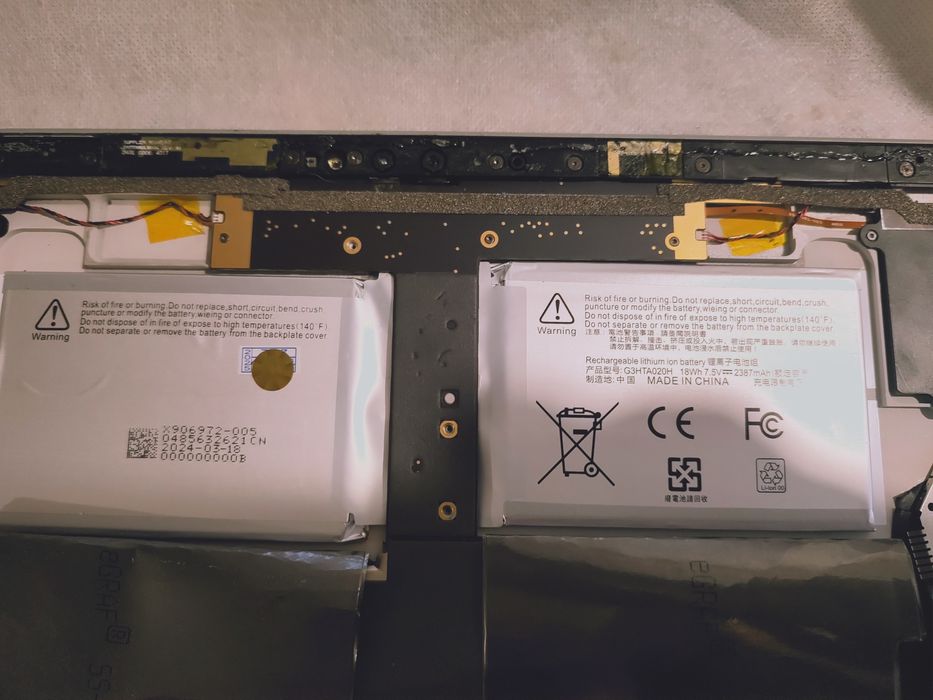 Surface book 2 батарея