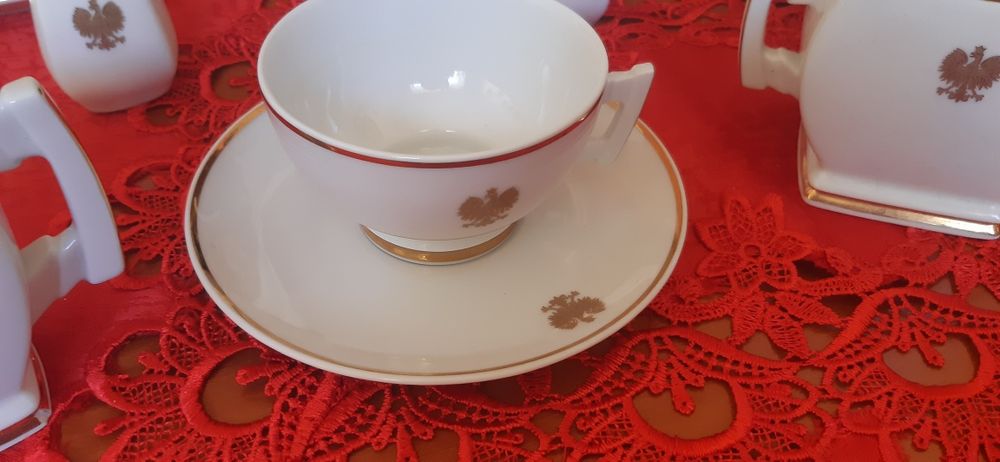 Ćmielów Porcelana zdobiona motywem Godła z Orzełkiem