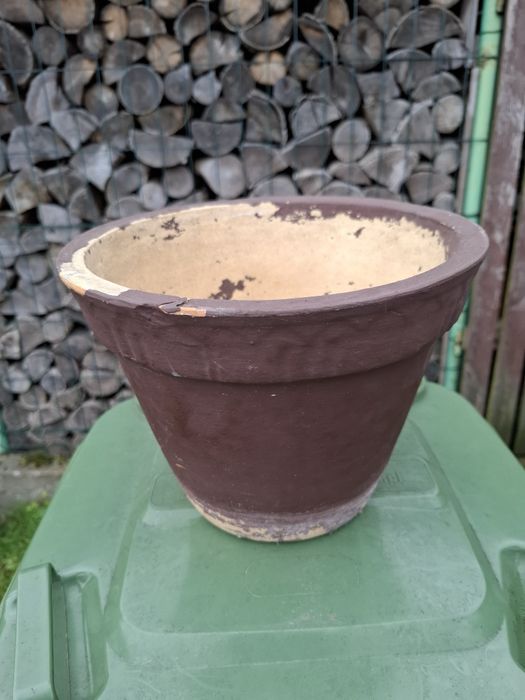 Donica kamionkowa śr 24cm prl