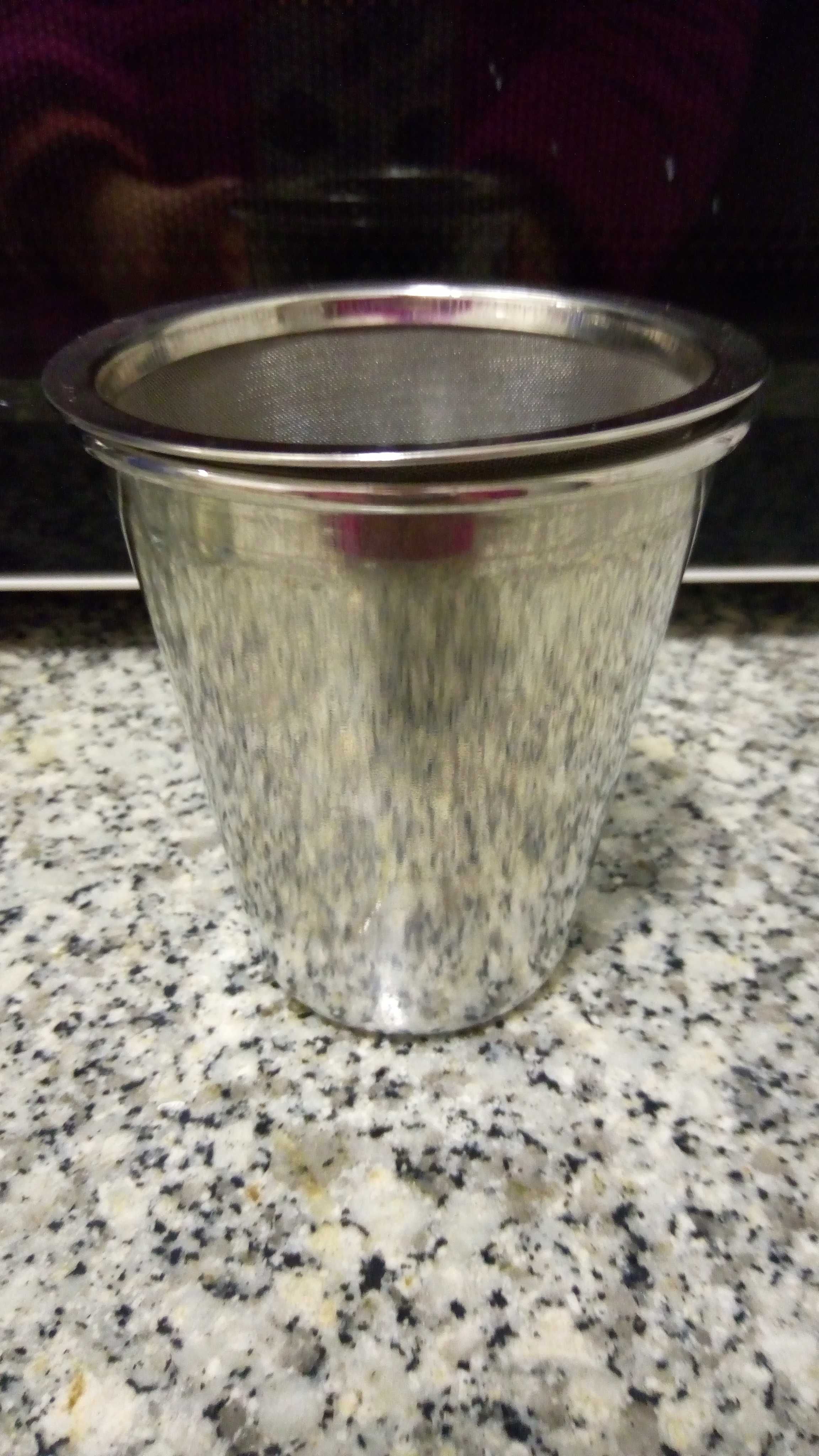 Peça de Inox com filtro rede